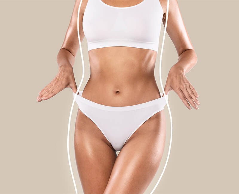 Non-invasive body contouring service designed to sculpt and tone targeted areas at Inked Beauty Bar.